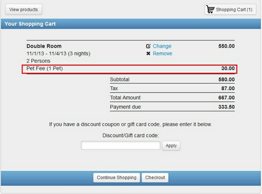 Pet Fee - Your Shopping Cart