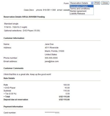 new customer setup form template